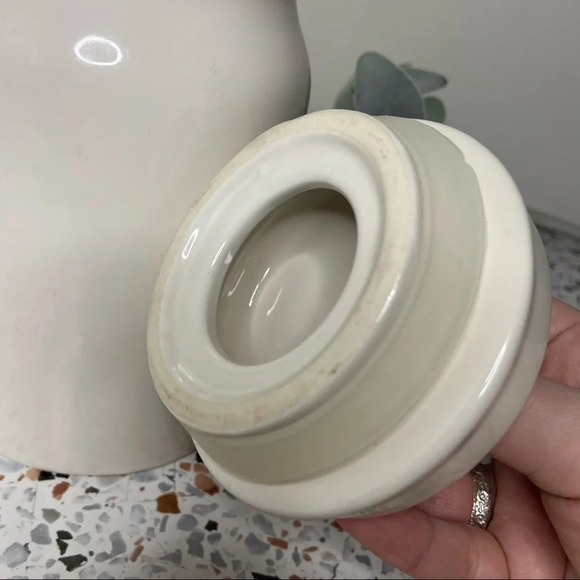 RAE DUNN TEA Ceramic Canister Storage With Lid Artisan Collection NEW 2018 RARE - Picture 10 of 12